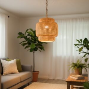 Double cylinder hanging light